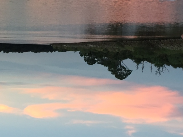 Sunset before the cruise